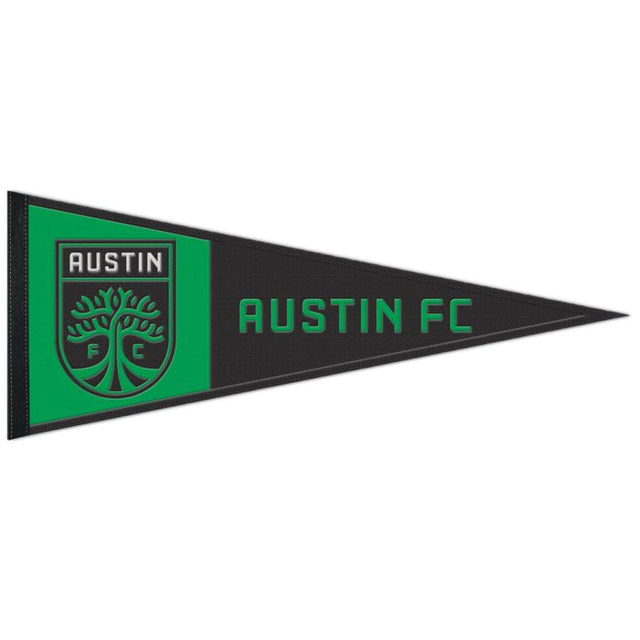 Austin FC Wool Pennant 13" x 32"