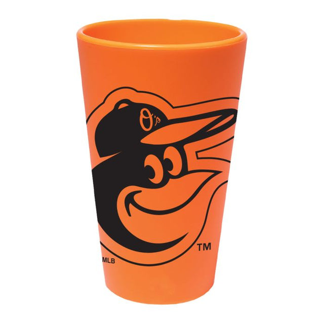 Vaso de pinta de silicona de 16 oz de los Baltimore Orioles