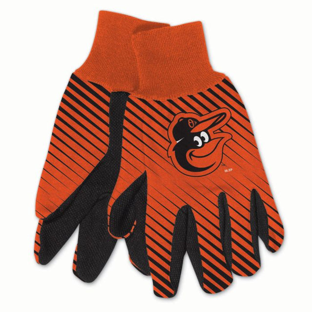 Guantes de dos tonos para adultos de los Baltimore Orioles