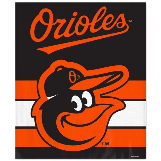 Manta de los Baltimore Orioles: ultra suave, 50" x 60"