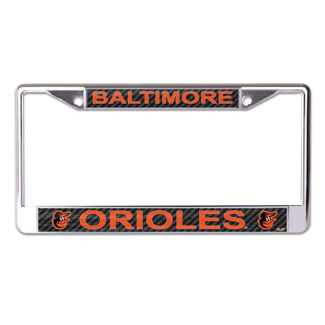 Baltimore Orioles CARBON Lic Plt Frame S/L Printed