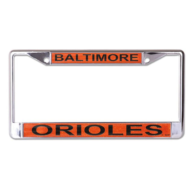 Baltimore Orioles GLITTER Lic Plt Frame S/L Printed