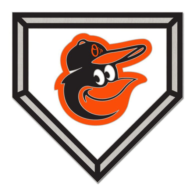 Baltimore Orioles HOME PLATE Collector Enamel Pin Jewelry Card