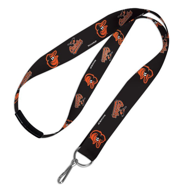 Cordones de los Baltimore Orioles con cierre de seguridad de 1"