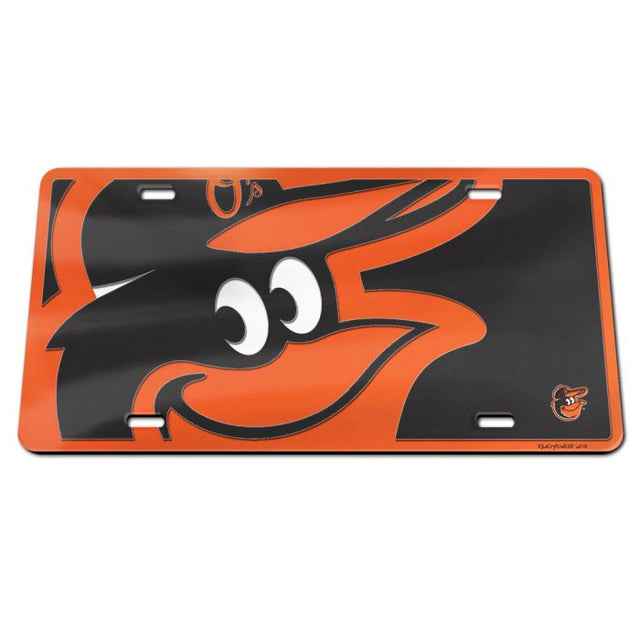 Baltimore Orioles MEGA Specialty Acrylic License Plate