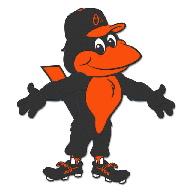 Tarjeta de joyería con pin esmaltado de colección de la mascota de los Baltimore Orioles