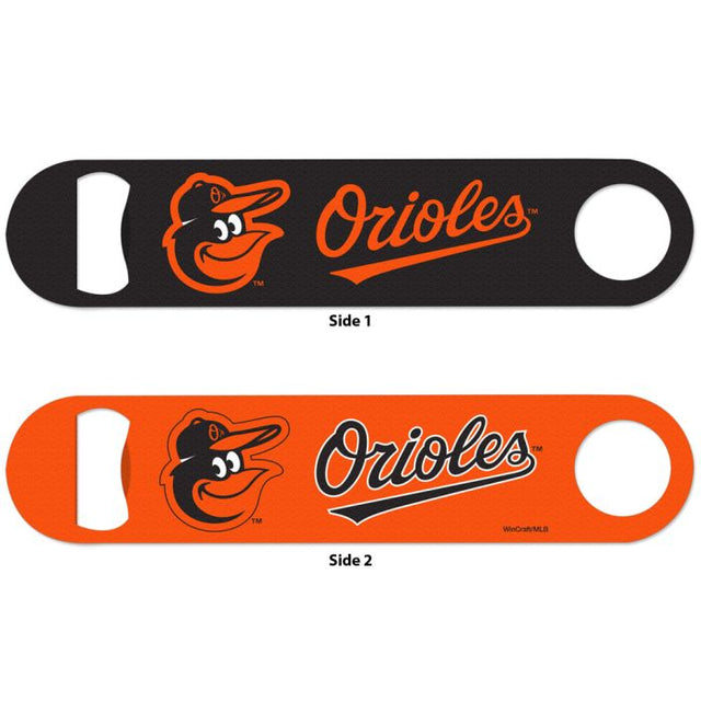 Abridor de botellas de metal de dos caras de los Baltimore Orioles