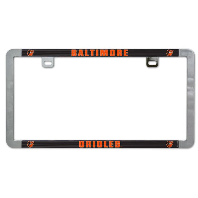 Baltimore Orioles Metal Lic. Plate Frame Slim