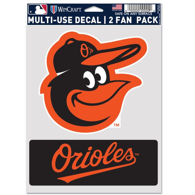 Paquete multiusos para dos fanáticos de los Baltimore Orioles