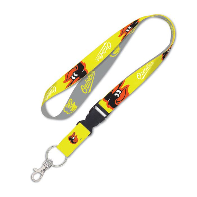 Baltimore Orioles NEON Lanyard w/detachable buckle 1"