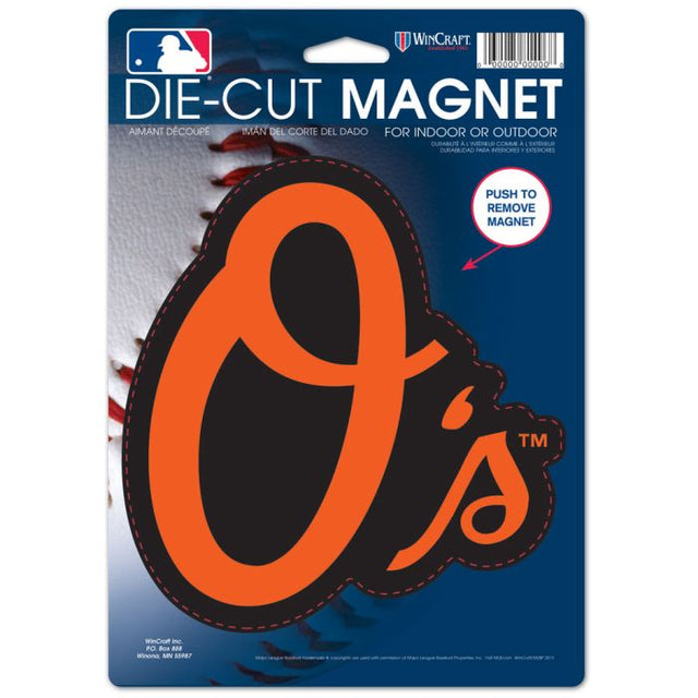 Baltimore Orioles O's logo Die Cut Logo Magnet 6.25" x 9"