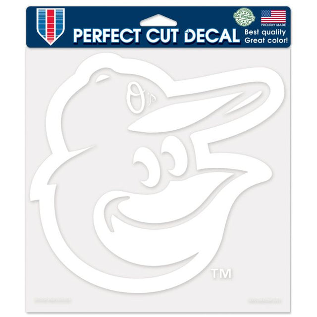 Baltimore Orioles Perfect Cut Decals 8" x 8"