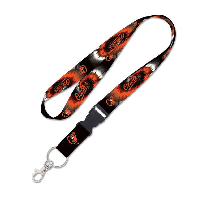 Baltimore Orioles TDYE Lanyard w/detachable buckle 1"