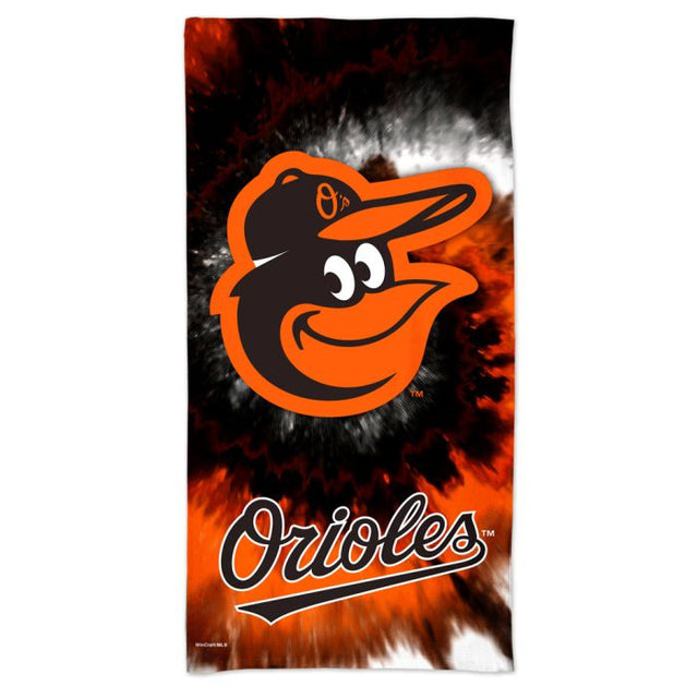 Toalla de playa Spectra de Baltimore Orioles TDYE de 30" x 60"