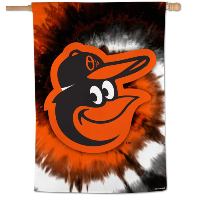 Bandera vertical TDYE de los Baltimore Orioles de 28" x 40"