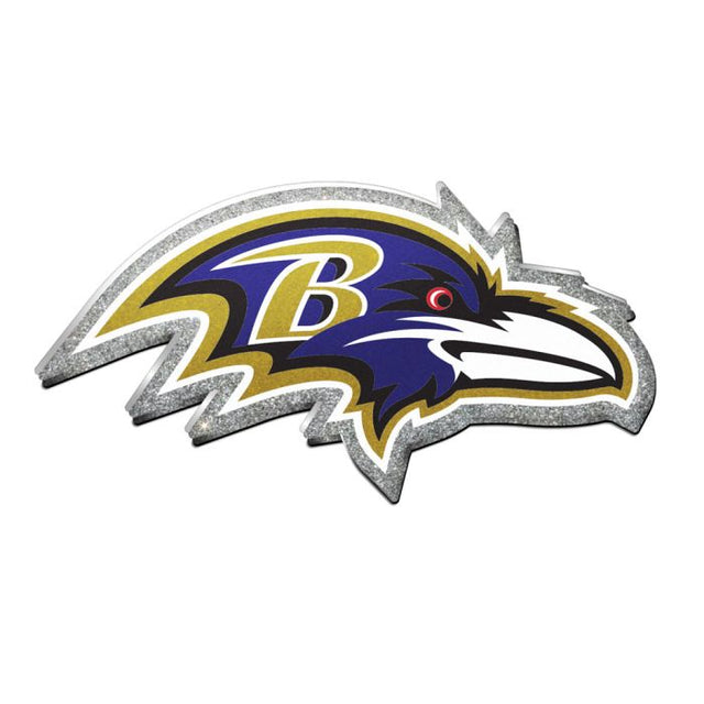 Emblema acrílico para automóvil de los Baltimore Ravens