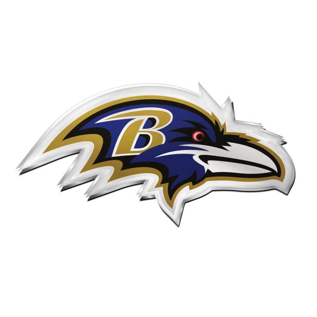 Emblema acrílico para automóvil de los Baltimore Ravens