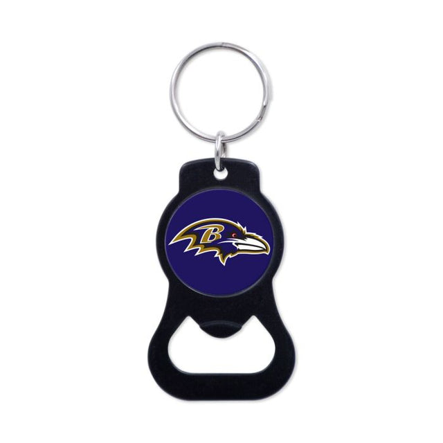 Baltimore Ravens Black Bottle Opener Key Ring