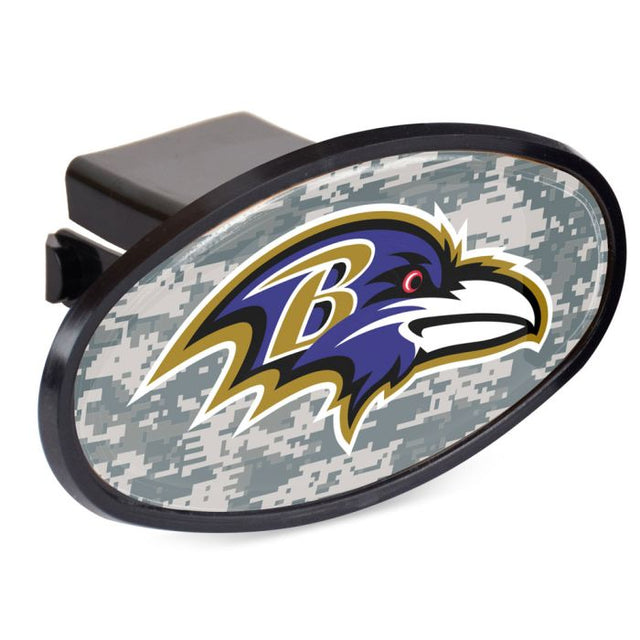 Receptor de enganche ovalado de 2" CAMO de los Baltimore Ravens