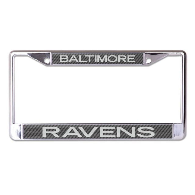 Cuadro de licencia de carbono Baltimore Ravens, tamaño pequeño, impreso