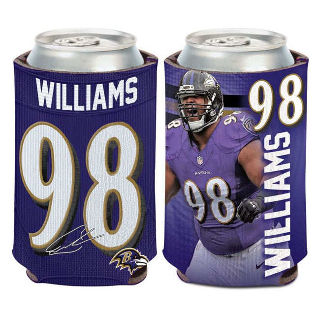 Enfriador de latas de 12 onzas de los Baltimore Ravens de Brandon Williams