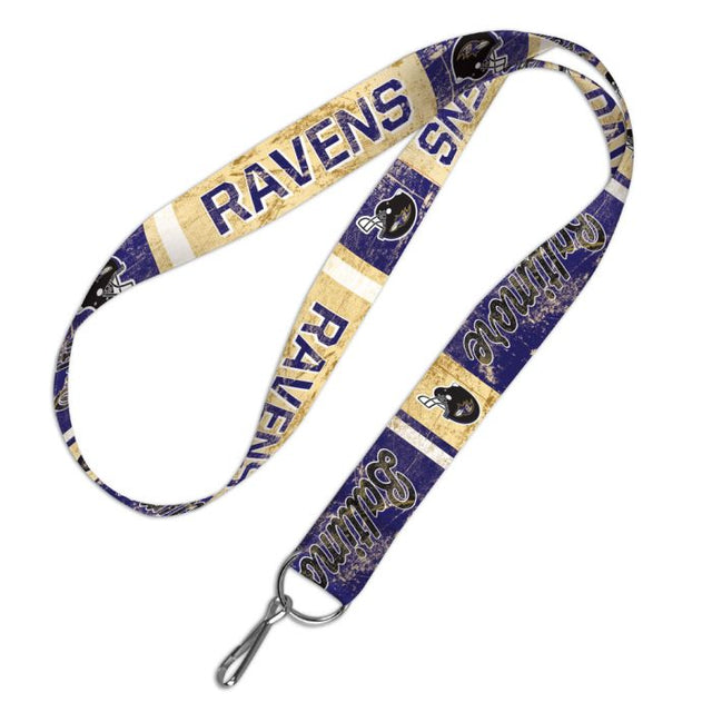 Cordón retro con logotipo clásico de los Baltimore Ravens de 1"