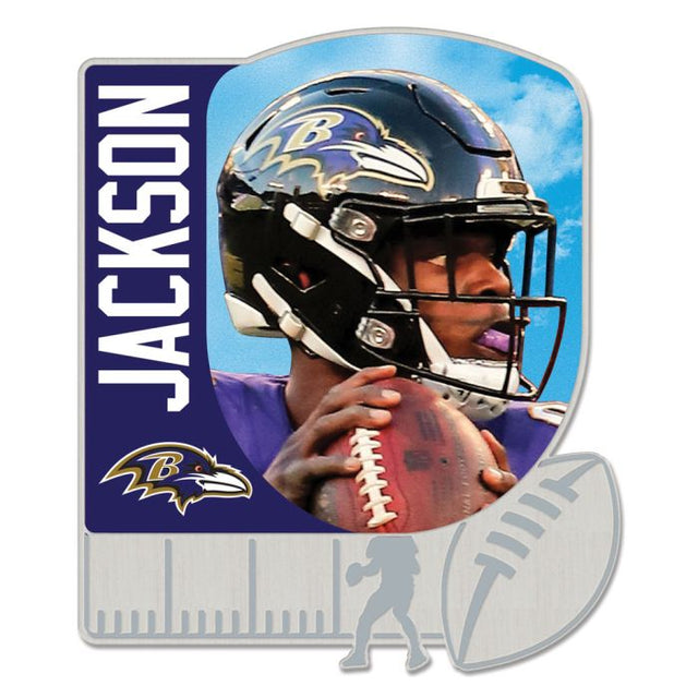 Baltimore Ravens Collector Pin Jewelry Card Lamar Jackson