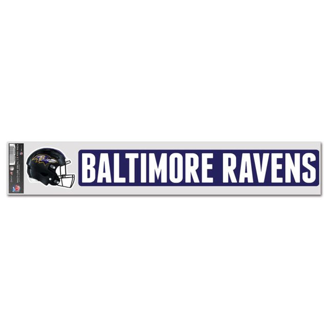 Baltimore Ravens Fan Decals 3" x 17"