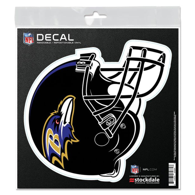 Calcomanía para todo tipo de superficies de los Baltimore Ravens HELMET de 6" x 6"