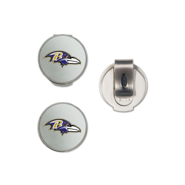 Baltimore Ravens Hat Clip w/2 Markers, clamshell