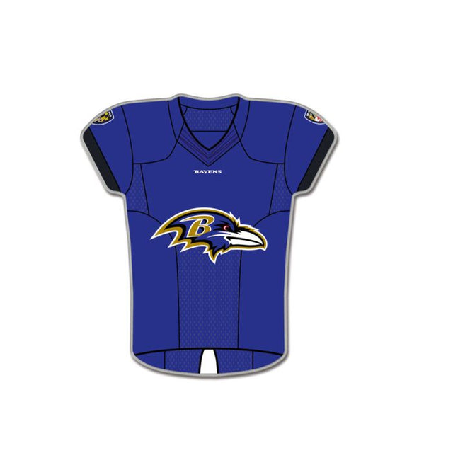 Tarjeta de joyería con pin de colección de la camiseta de los Baltimore Ravens