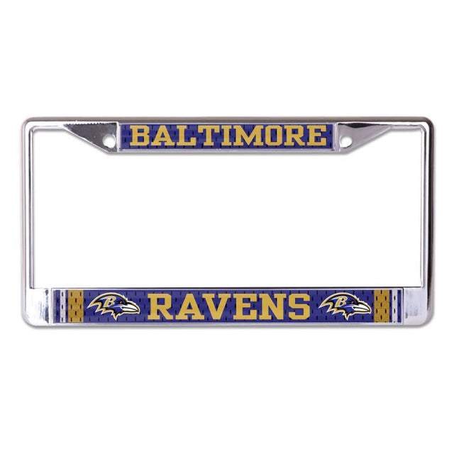 Camiseta Baltimore Ravens Lic Plt con marco S/L impresa