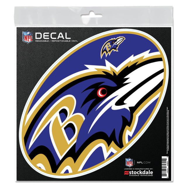 Calcomanía para todo tipo de superficies de los Baltimore Ravens MEGA de 6" x 6"