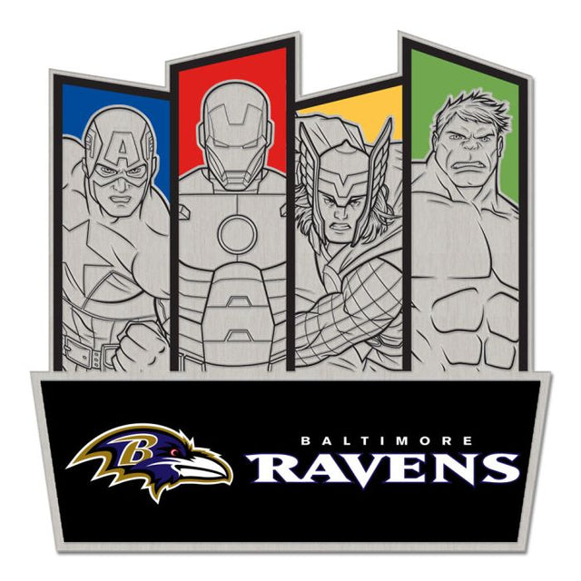 Baltimore Ravens / Marvel (C) 2021 Marvel Collector Pin Jewelry Card