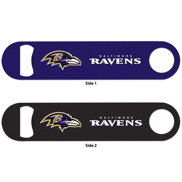 Baltimore Ravens Metal Bottle Opener 2 Sided