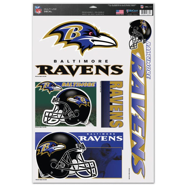 Baltimore Ravens Multi Use Decal 11" x 17"