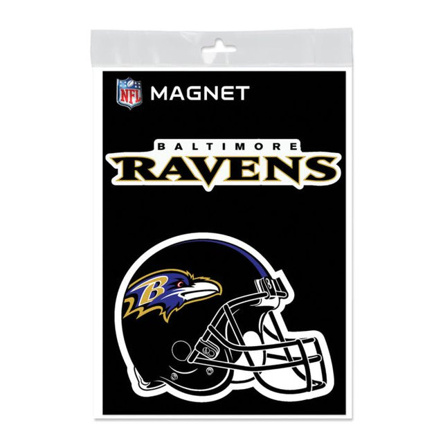 Imanes para exteriores de los Baltimore Ravens, 5" x 7"