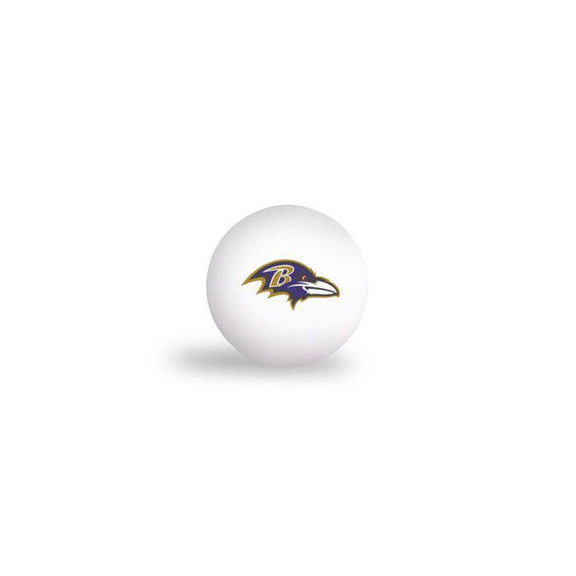 Pelotas de ping pong de los Baltimore Ravens (paquete de 6)