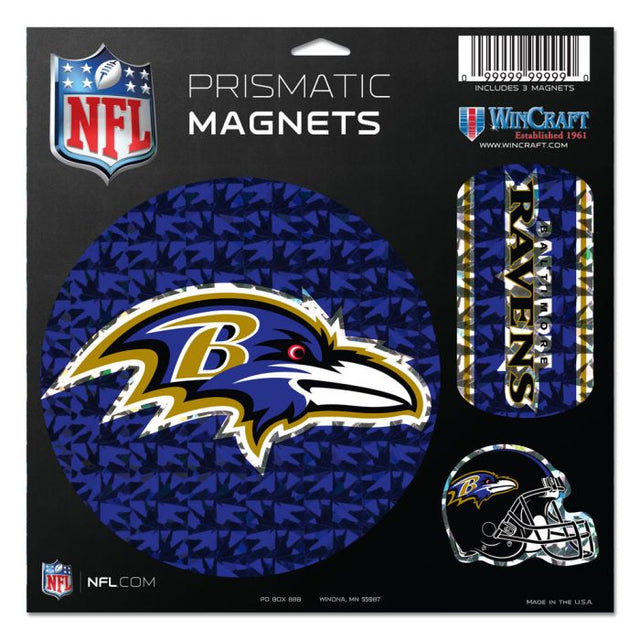 Baltimore Ravens Prismatic Magnet 11" x 11"