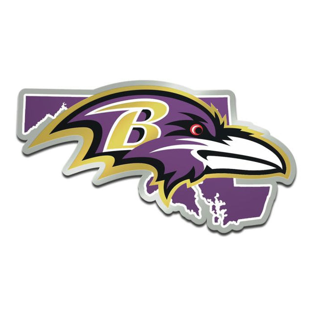 Emblema acrílico para automóvil de Baltimore Ravens STATE