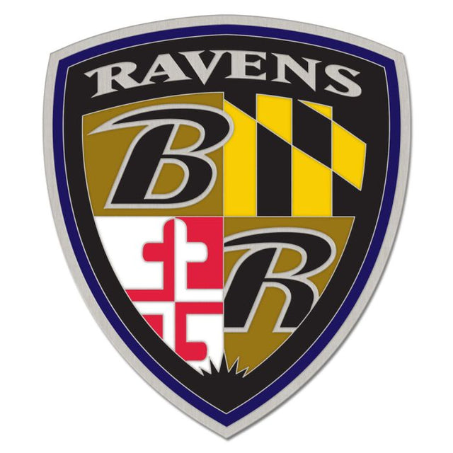 Baltimore Ravens Secondary Collector Enamel Pin Jewelry Card