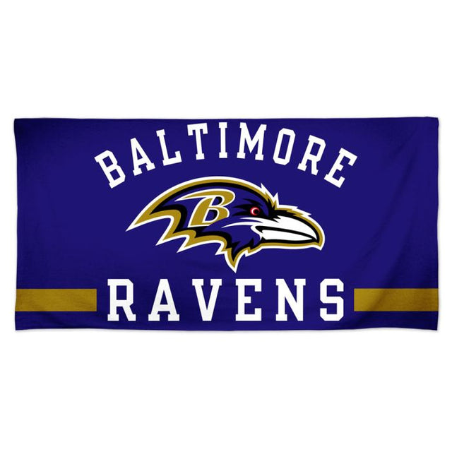 Toalla de playa Spectra de los Baltimore Ravens de 30" x 60"