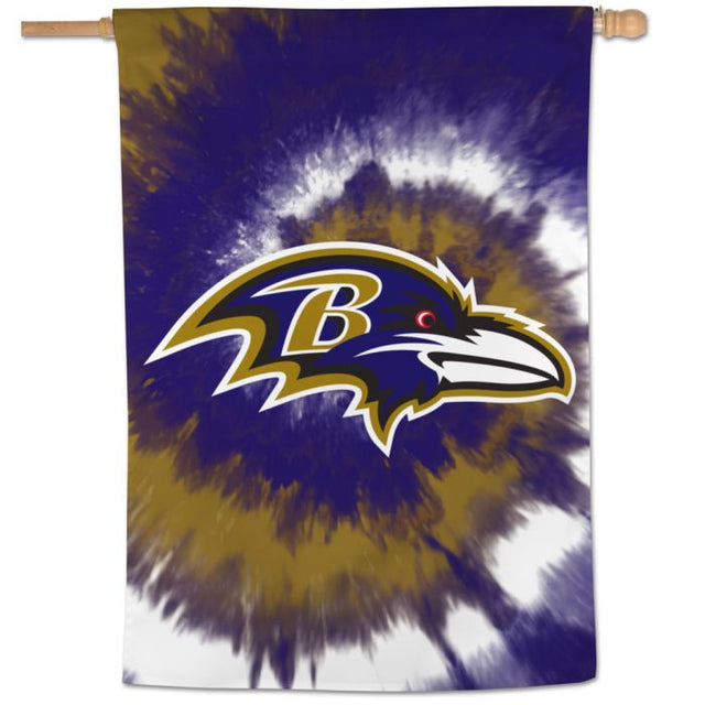 Baltimore Ravens Tie Dye Vertical Flag 28" x 40"