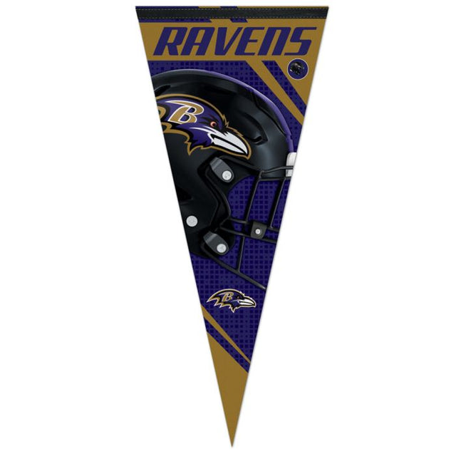 Baltimore Ravens Vertical Stripes Premium Pennant 17" x 40"