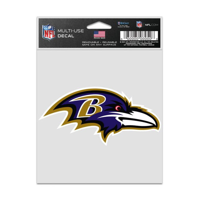 Baltimore Ravens logo Fan Decals 3.75" x 5"