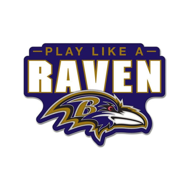 Baltimore Ravens slogan Collector Enamel Pin Jewelry Card