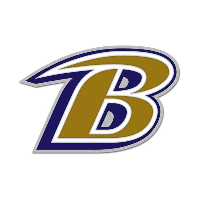 Baltimore Ravens wordmark Collector Enamel Pin Jewelry Card