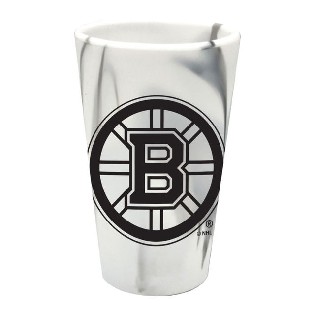 Vaso de pinta de silicona de 16 oz de los Boston Bruins