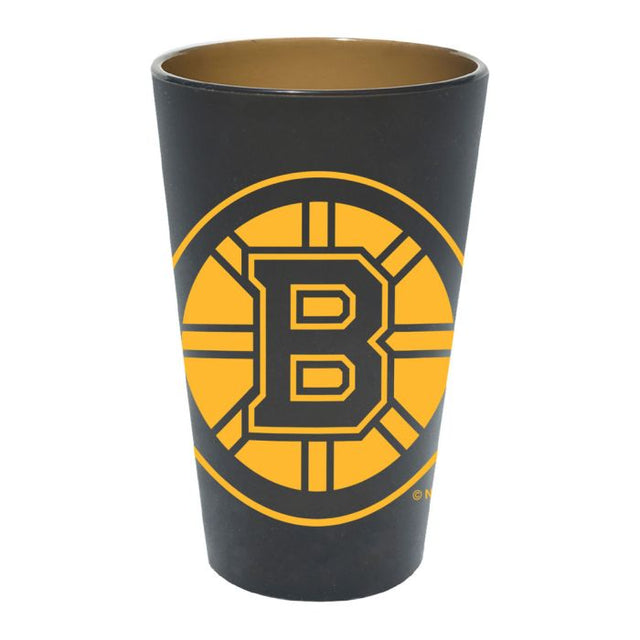 Vaso de pinta de silicona de 16 oz de los Boston Bruins