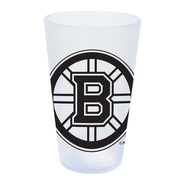 Vaso de pinta de silicona de 16 oz de los Boston Bruins